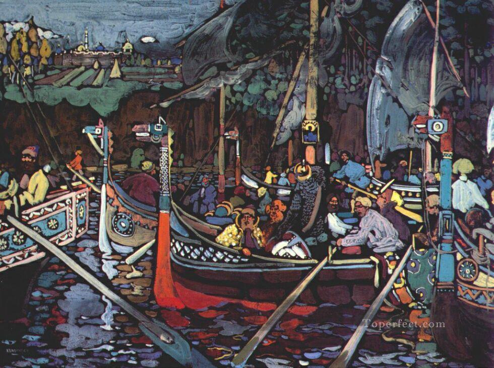 Volga song Wassily Kandinsky Oil Paintings